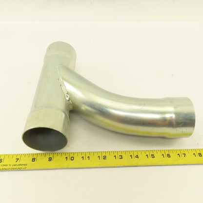 2-1/2" Slip 90° Tee-Wye Galvanized Steel