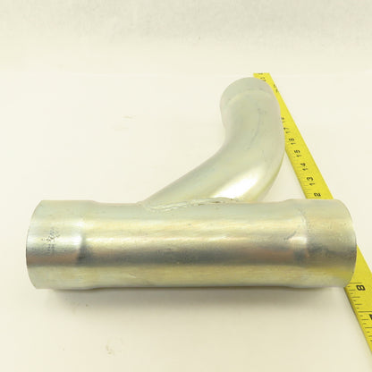 2-1/2" Slip 90° Tee-Wye Galvanized Steel