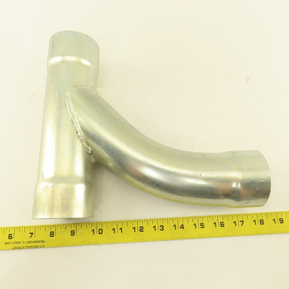 2-1/2" Slip 90° Tee-Wye Galvanized Steel