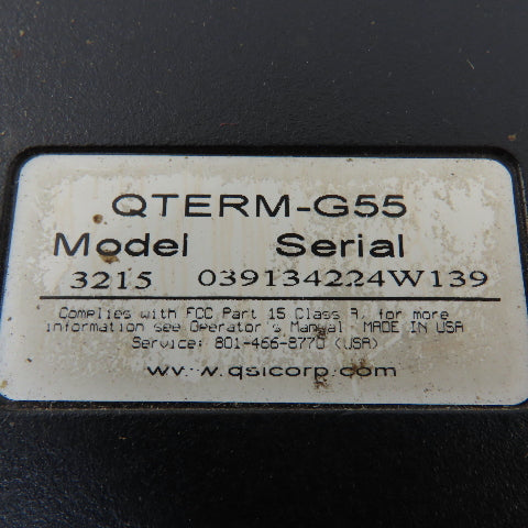 QSI Corp QTERM-G55 Handheld HMI Controller