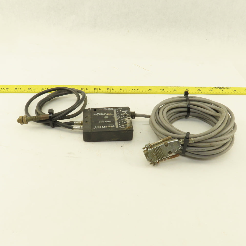 Tri-Tronics Model SEID Videojet Fiber Optic Sensor W/ BF-A-36TP Cable