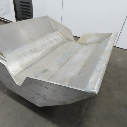 Heavy Duty Aluminum Hydraulic Dump Hopper Fork Lift Attachment 55° Tilt