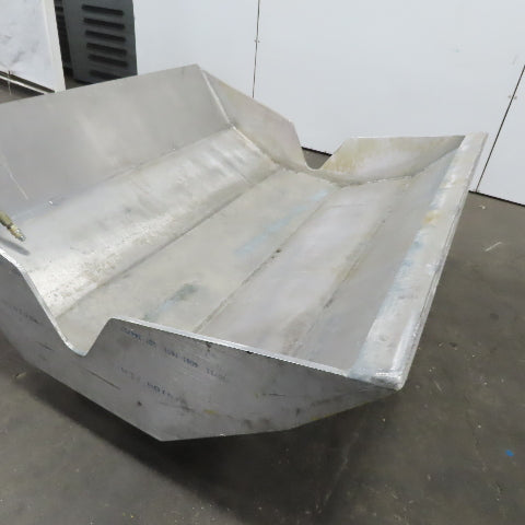 Heavy Duty Aluminum Hydraulic Dump Hopper Fork Lift Attachment 55° Tilt
