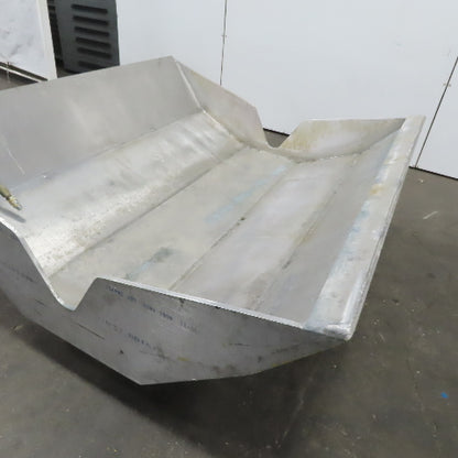 Heavy Duty Aluminum Hydraulic Dump Hopper Fork Lift Attachment 55° Tilt