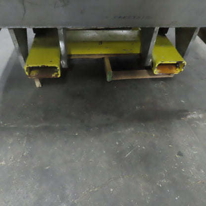 Heavy Duty Aluminum Hydraulic Dump Hopper Fork Lift Attachment 55° Tilt