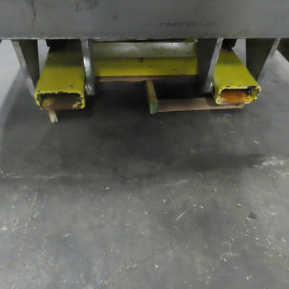 Heavy Duty Aluminum Hydraulic Dump Hopper Fork Lift Attachment 55° Tilt