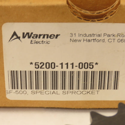 Warner Electric 5200-111-005 SF-500 Special Sprocket
