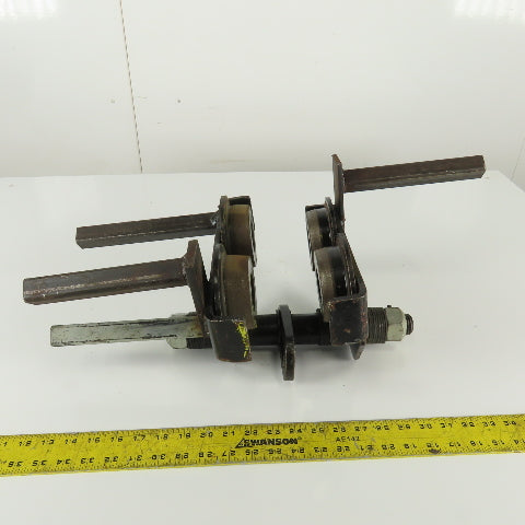 CM Series 633 1 Ton (2000lb)  Manual Push-Pull Hoist Trolley 3 to 8" Beam