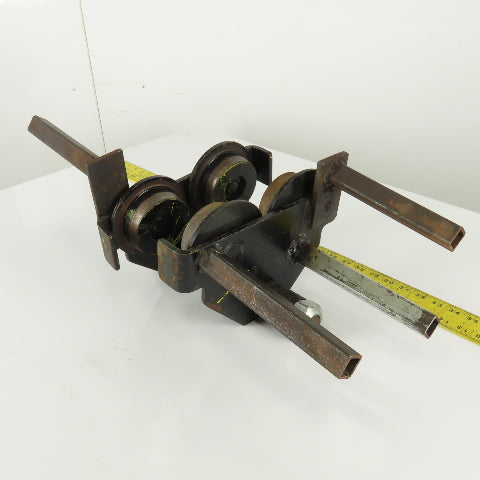 CM Series 633 1 Ton (2000lb)  Manual Push-Pull Hoist Trolley 3 to 8" Beam