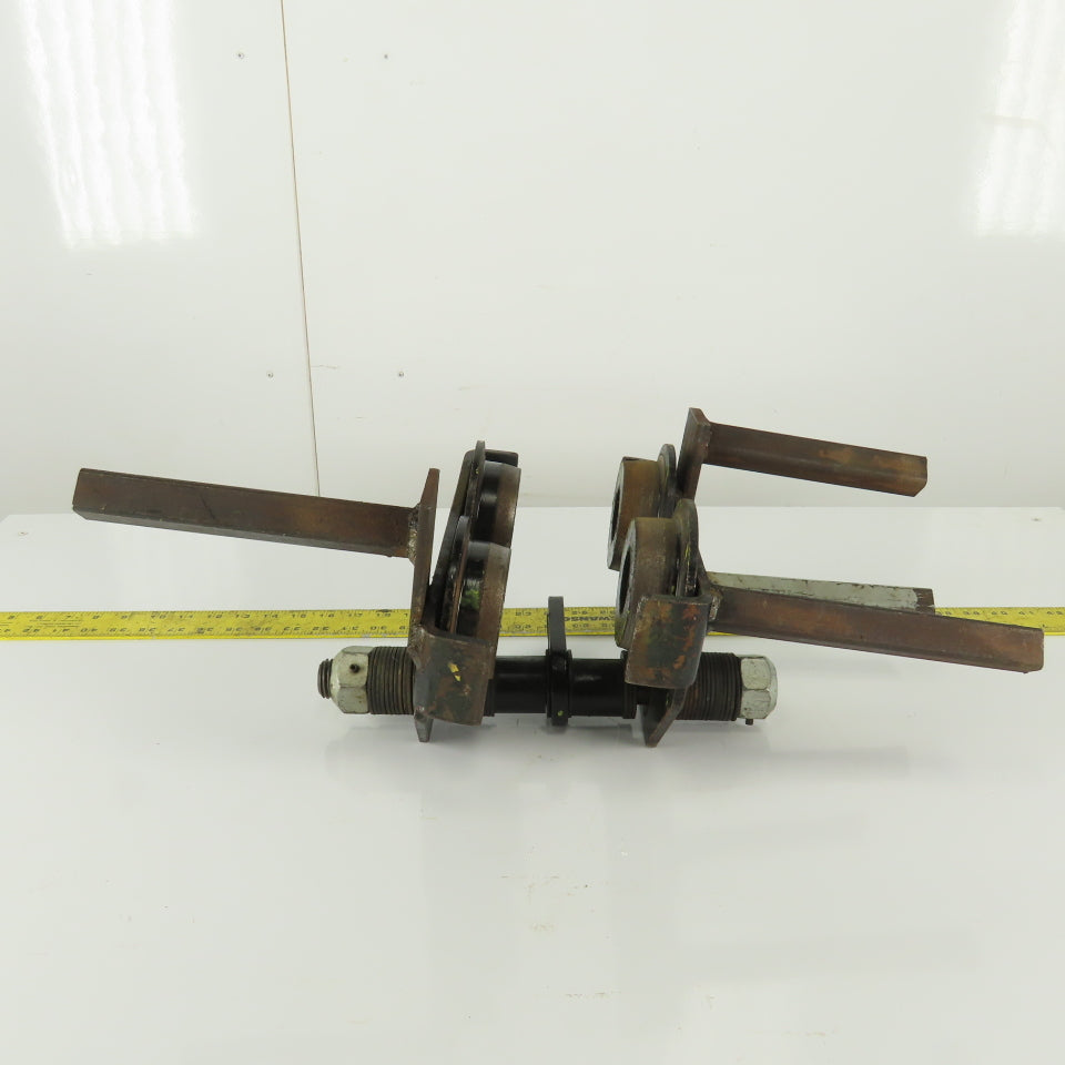 CM Series 633 1 Ton (2000lb)  Manual Push-Pull Hoist Trolley 3 to 8" Beam