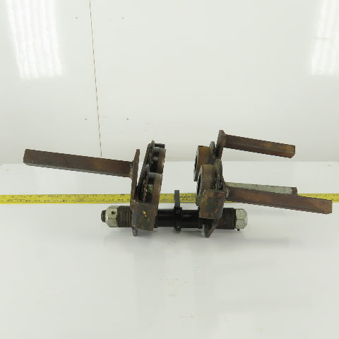 CM Series 633 1 Ton (2000lb)  Manual Push-Pull Hoist Trolley 3 to 8" Beam