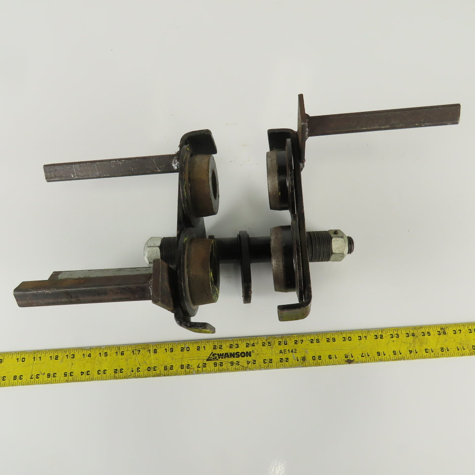 CM Series 633 1 Ton (2000lb)  Manual Push-Pull Hoist Trolley 3 to 8" Beam