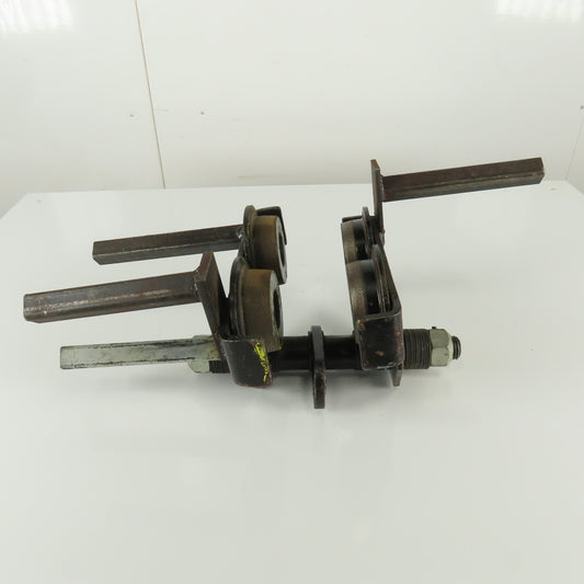 CM Series 633 1 Ton (2000lb)  Manual Push-Pull Hoist Trolley 3 to 8" Beam