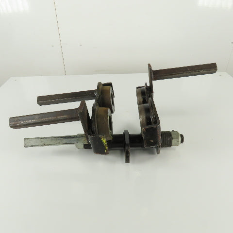 CM Series 633 1 Ton (2000lb)  Manual Push-Pull Hoist Trolley 3 to 8" Beam