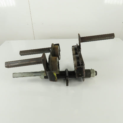 CM Series 633 1 Ton (2000lb)  Manual Push-Pull Hoist Trolley 3 to 8" Beam