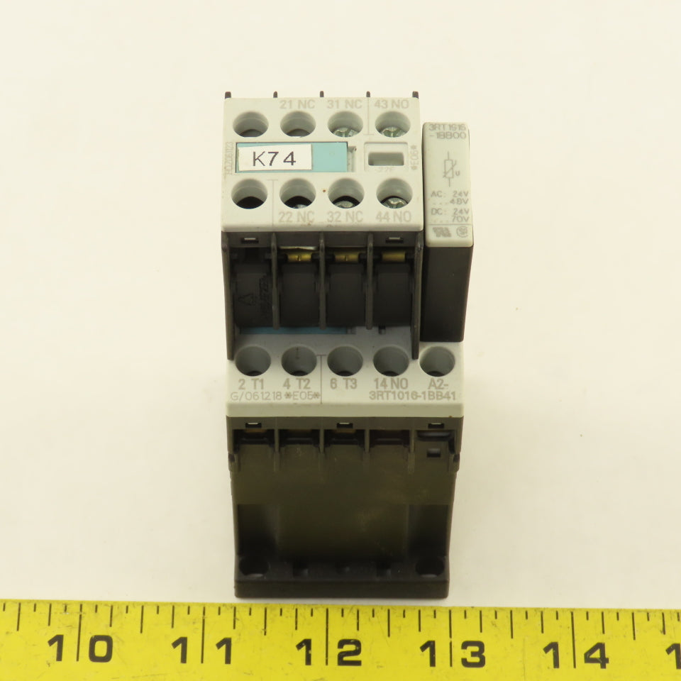 Siemens 3RT1016-1BB41 3RH1911-1HA12 Motor Starter Contactor Relay