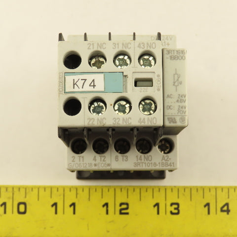Siemens 3RT1016-1BB41 3RH1911-1HA12 Motor Starter Contactor Relay