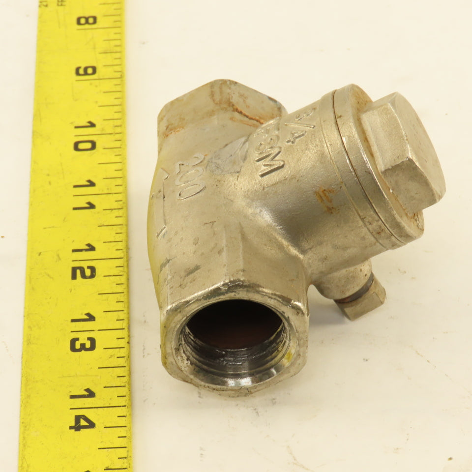 Sharpe 3/4" Stainless Steel Swing Check Valve