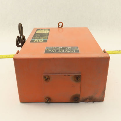 Siemens NFR351 30A 600V Non Fused Safety Disconnect 3R Outdoor Enclosure