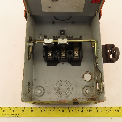 Siemens NFR351 30A 600V Non Fused Safety Disconnect 3R Outdoor Enclosure