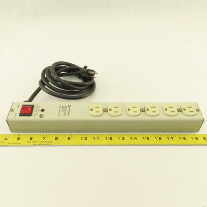 Intermatic IG2066 15 Amp 125V 60Hz Industrial Grade Surge Suppressor Strip