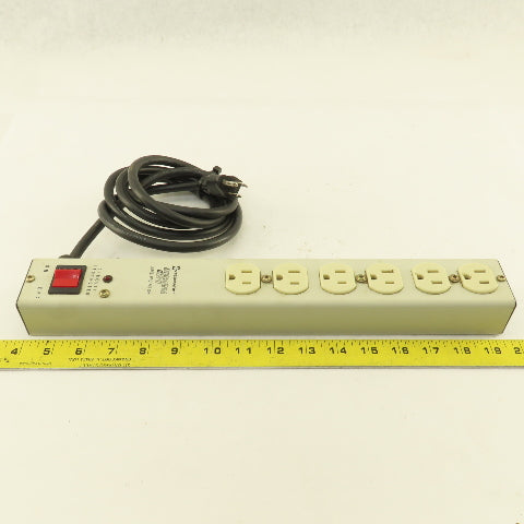 Intermatic IG2066 15 Amp 125V 60Hz Industrial Grade Surge Suppressor Strip