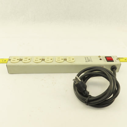 Intermatic IG2066 15 Amp 125V 60Hz Industrial Grade Surge Suppressor Strip