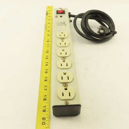Intermatic IG2066 15 Amp 125V 60Hz Industrial Grade Surge Suppressor Strip