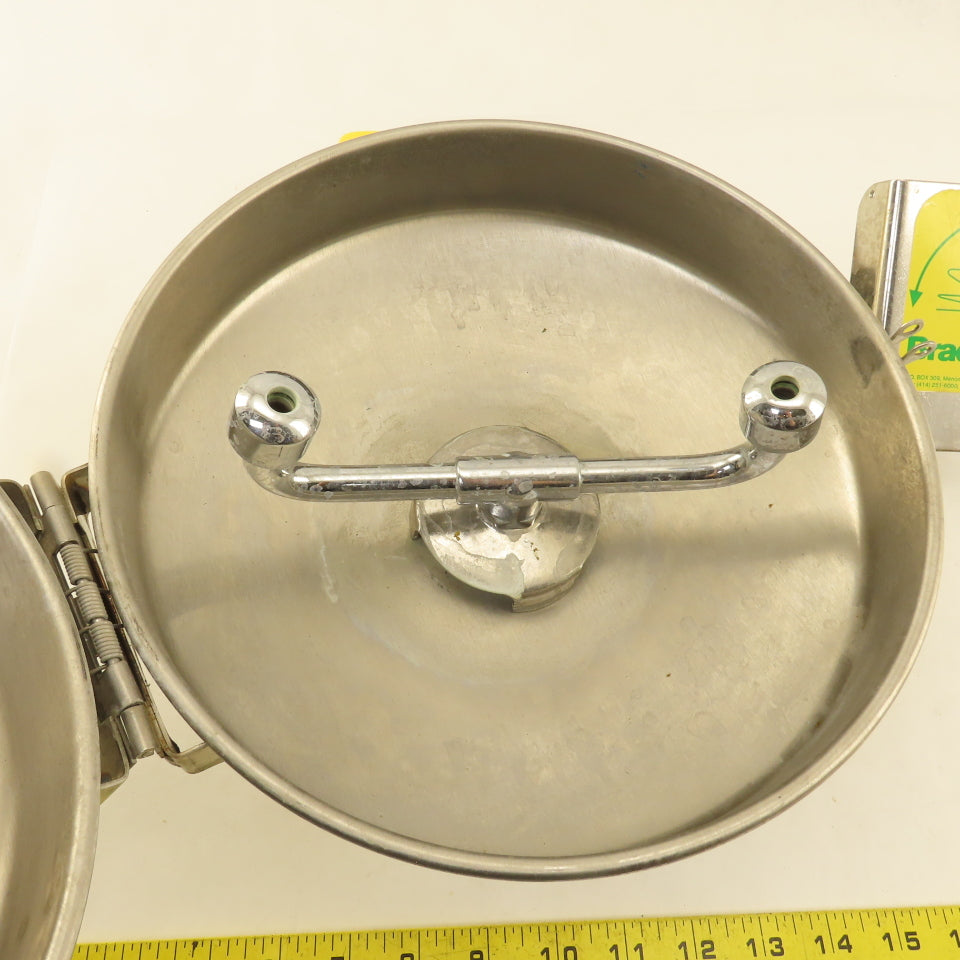 Bradley Wall Mount Safety Eye Wash Sink 1/2"