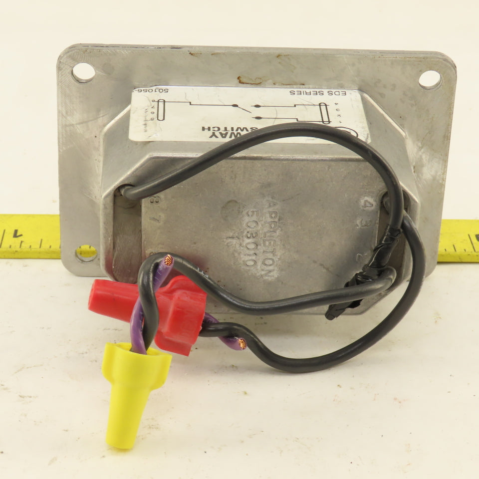 Appleton 503010 Operator Switch Hazardous Location 3 Way 2 Pole 115/230V AC/DC