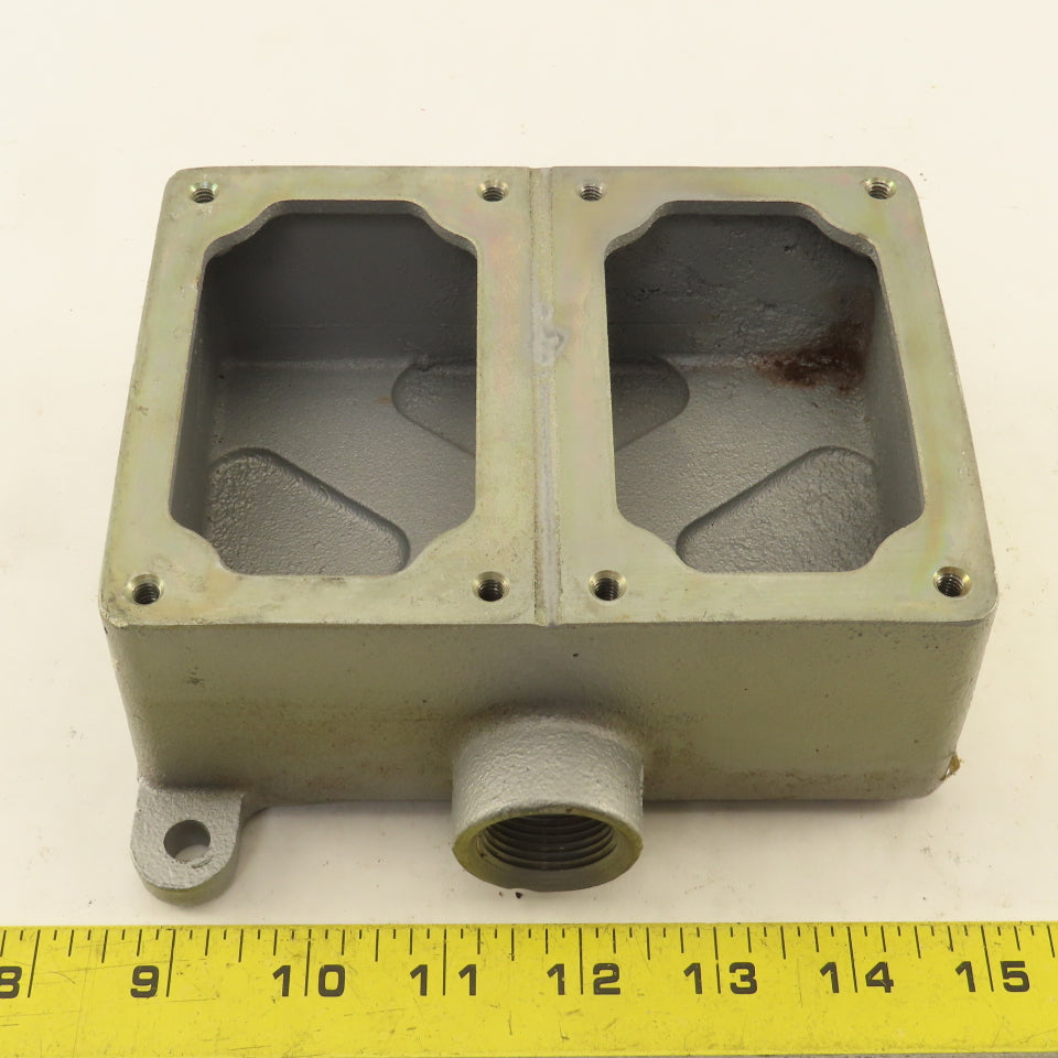 Appleton 2 Gang Electrical Receptacle Box Hazardous Location HAZLOC