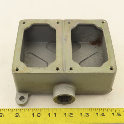 Appleton 2 Gang Electrical Receptacle Box Hazardous Location HAZLOC