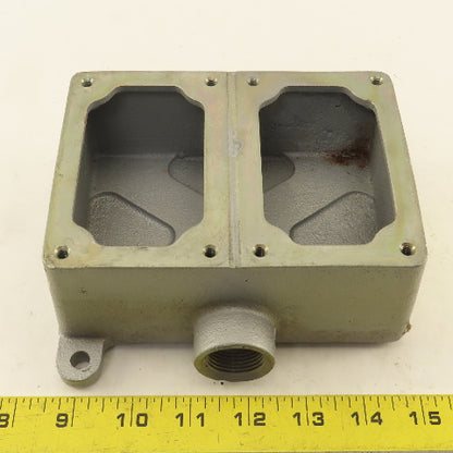 Appleton 2 Gang Electrical Receptacle Box Hazardous Location HAZLOC
