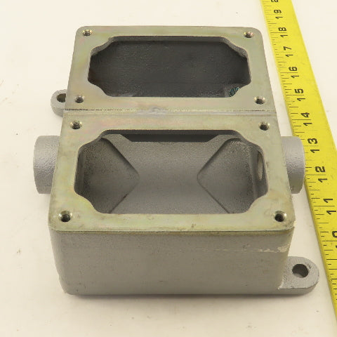 Appleton 2 Gang Electrical Receptacle Box Hazardous Location HAZLOC