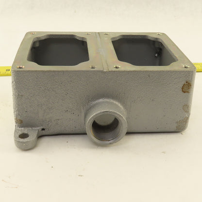 Appleton 2 Gang Electrical Receptacle Box Hazardous Location HAZLOC