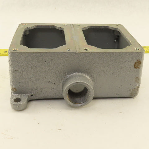 Appleton 2 Gang Electrical Receptacle Box Hazardous Location HAZLOC
