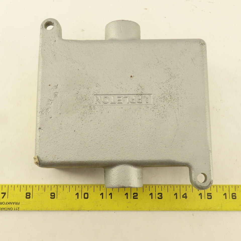 Appleton 2 Gang Electrical Receptacle Box Hazardous Location HAZLOC