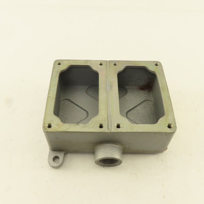 Appleton 2 Gang Electrical Receptacle Box Hazardous Location HAZLOC