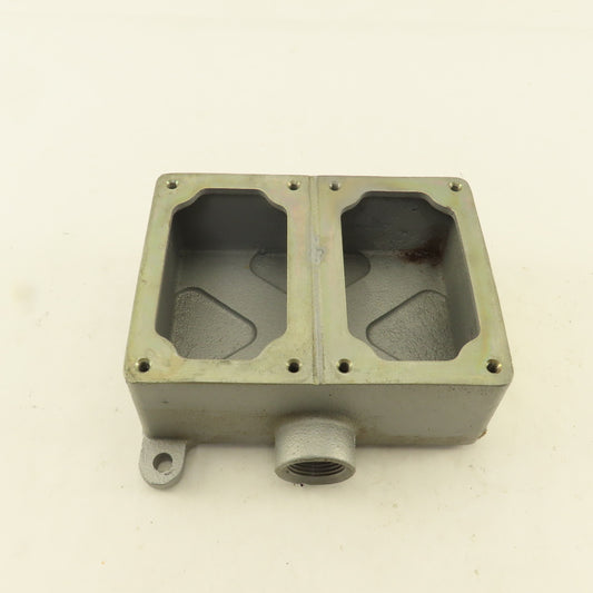 Appleton 2 Gang Electrical Receptacle Box Hazardous Location HAZLOC