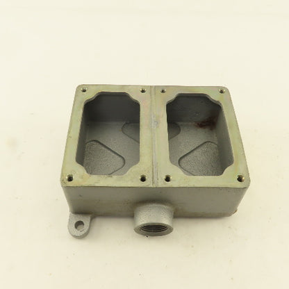 Appleton 2 Gang Electrical Receptacle Box Hazardous Location HAZLOC