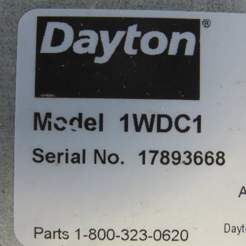 Dayton 1WDC1 Exhaust Fan Medium Duty Belt Drive Fan 30" 6 Blades NO Drive Pkg