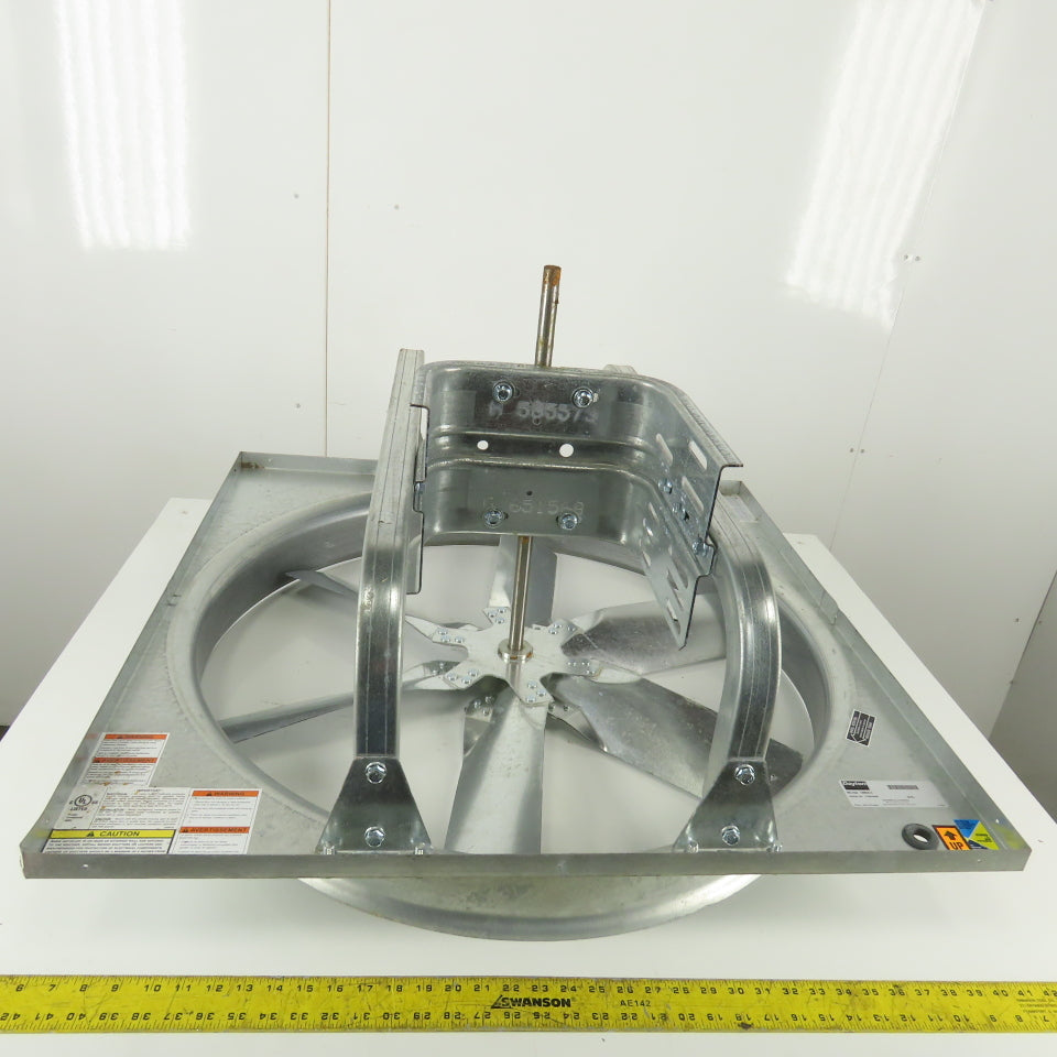 Dayton 1WDC1 Exhaust Fan Medium Duty Belt Drive Fan 30" 6 Blades NO Drive Pkg