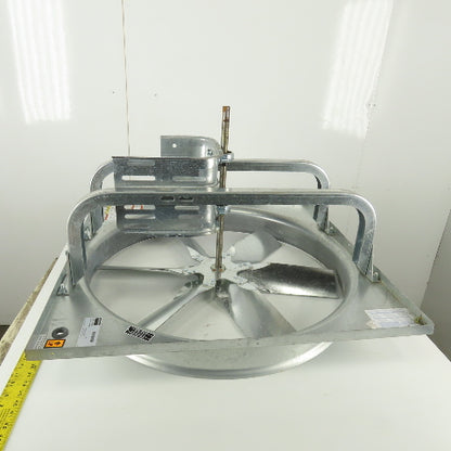 Dayton 1WDC1 Exhaust Fan Medium Duty Belt Drive Fan 30" 6 Blades NO Drive Pkg