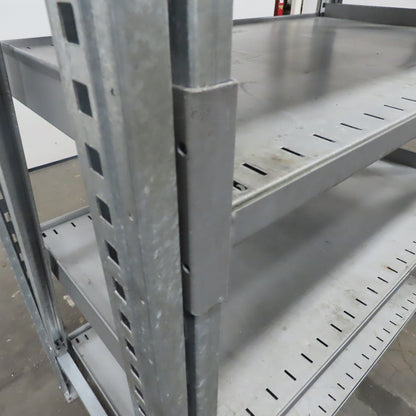 Heavy Duty Industrial 5 Adjustable Shelf Shelving Unit  43-3/4"Wx24"Dx79"H