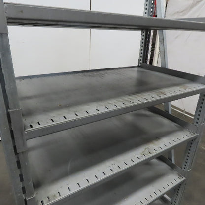 Heavy Duty Industrial 5 Adjustable Shelf Shelving Unit  43-3/4"Wx24"Dx79"H