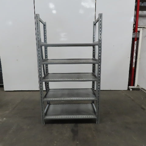 Heavy Duty Industrial 5 Adjustable Shelf Shelving Unit  43-3/4"Wx24"Dx79"H