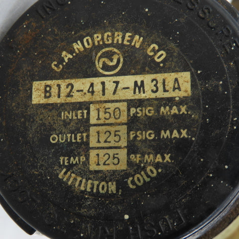 Norgren B12-417-M3LA 1/2" NPT Air Filter Regulator 150PSI