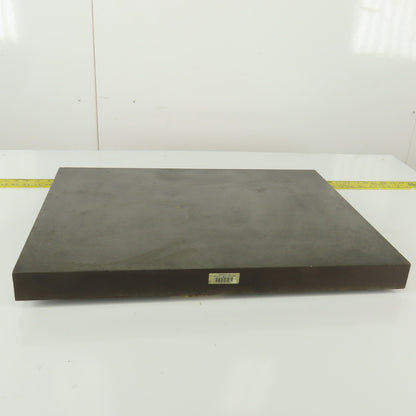 18"x24"x 1-7/8" Thick Flat Steel Work Surface Layout Table