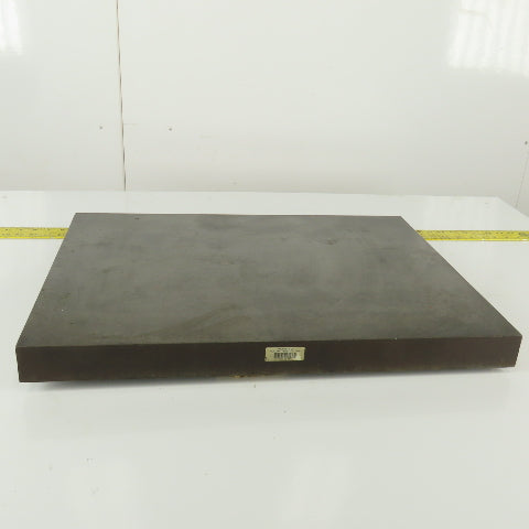 18"x24"x 1-7/8" Thick Flat Steel Work Surface Layout Table