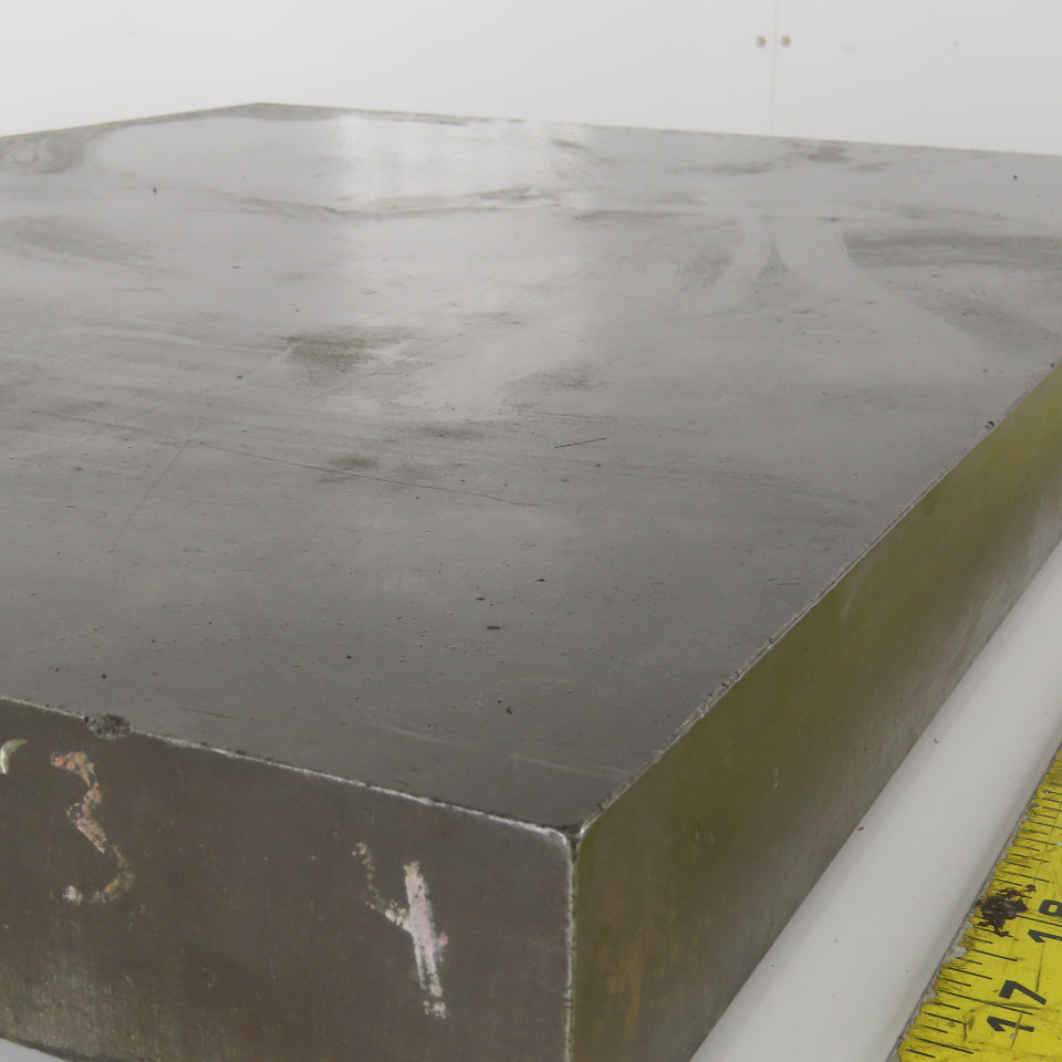 18"x24"x 1-7/8" Thick Flat Steel Work Surface Layout Table